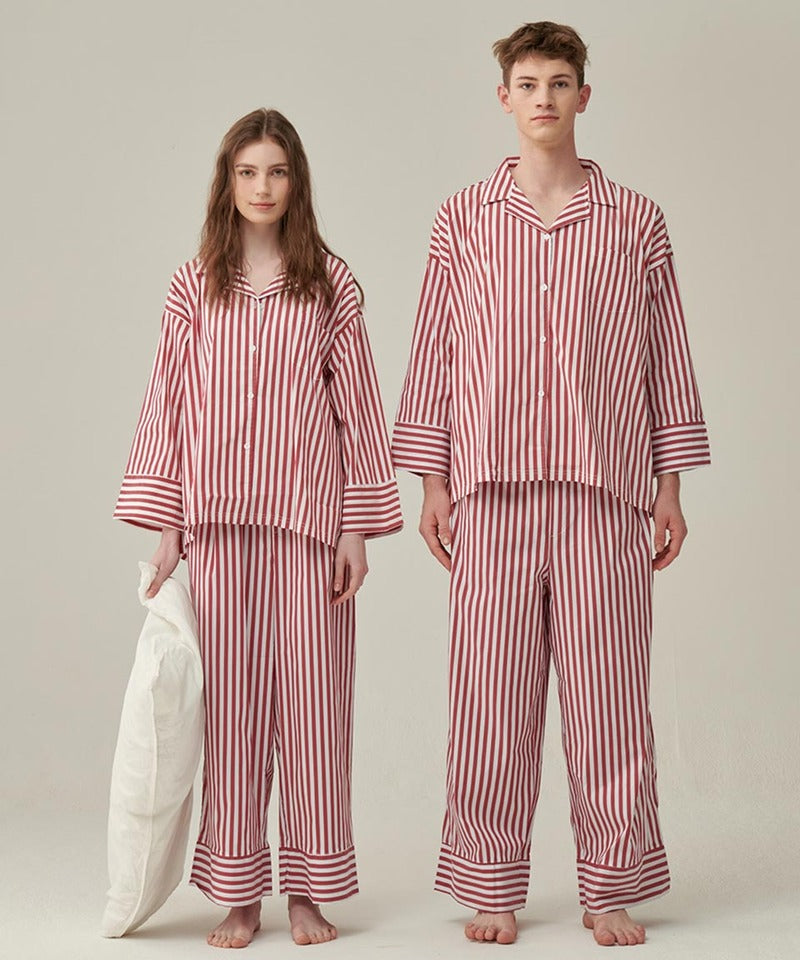 [SWOOP] OGGITT (uni)Domitory Original Striped Pajamas_SWOGPJOSRD