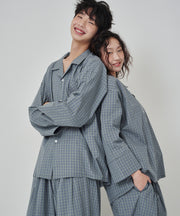 [SWOOP] OGGITT (uni) Dormitory Murky Check Pajamas_SWOGPJMCGR