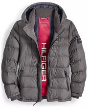 Tommy Hilfiger Men's Puffer Jacket Hooded Water and Wind Resistant Puffer Jacket