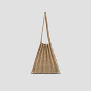 [SWOOP] JOSEPH & STACEY Lucky Pleats Knit M Bag_SWJSBGPMIV