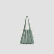 [SWOOP] JOSEPH & STACEY Lucky Pleats Knit S Bag_SWJSBGPSIV