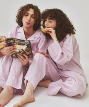 [SWOOP] OGGITT (uni)Dormitory Season Striped Pajamas_SWOGPJSSPK