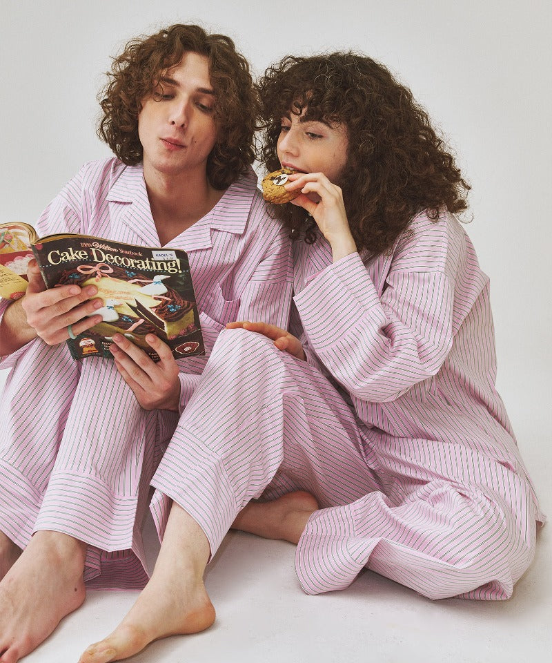 [SWOOP] OGGITT (uni)Dormitory Season Striped Pajamas_SWOGPJSSPK