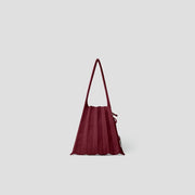 [SWOOP] JOSEPH & STACEY Lucky Pleats Knit S Bag_SWJSBGPSIV