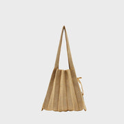 [SWOOP] JOSEPH & STACEY Lucky Pleats Knit M Bag_SWJSBGPMIV