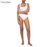 [CK]Pure Ribbed High Waist Bikini