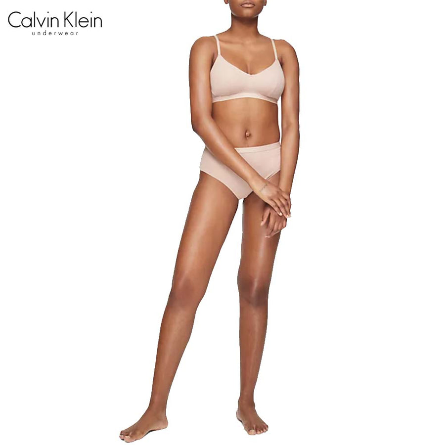 [CK]Pure Ribbed High Waist Bikini QF6444-200