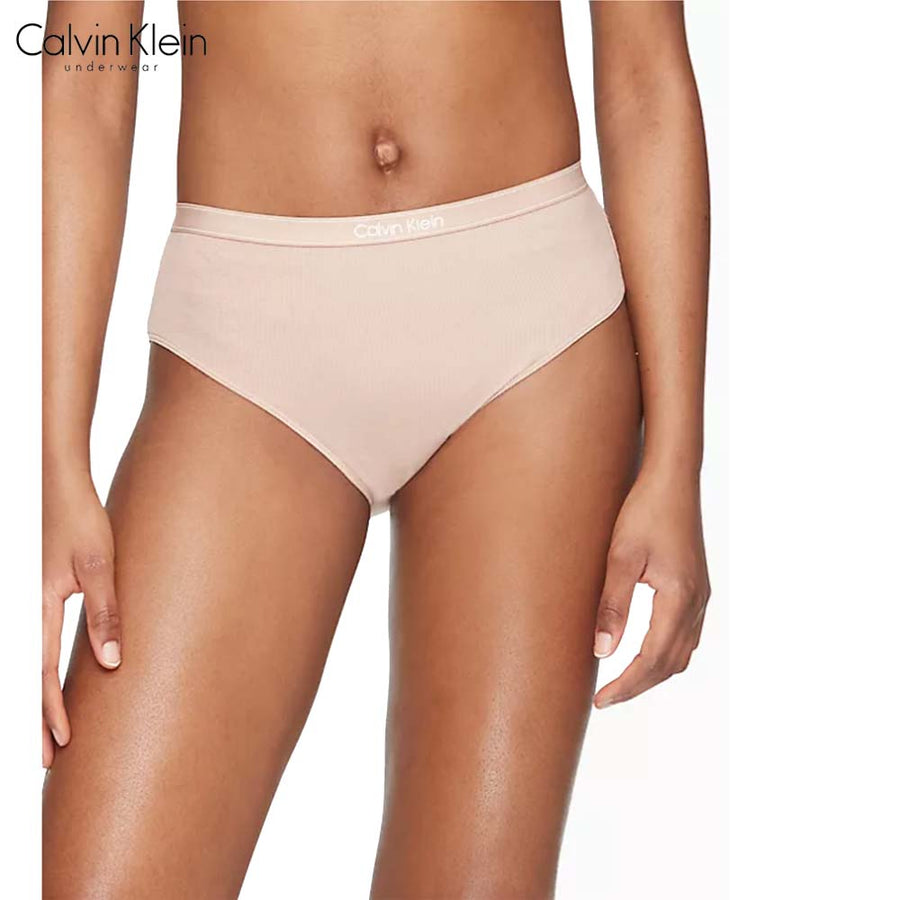 [CK]Pure Ribbed High Waist Bikini QF6444-200