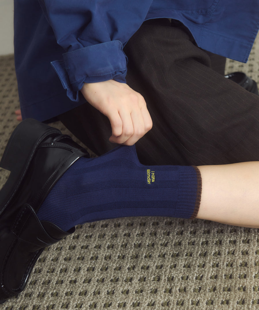 [SWOOP] I HATE MONDAY 7 Days Socks "Wednesday"_SWIMSCSDDB