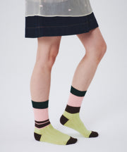 [SWOOP] I HATE MONDAY Color Block Socks_SWIMSCCPMX