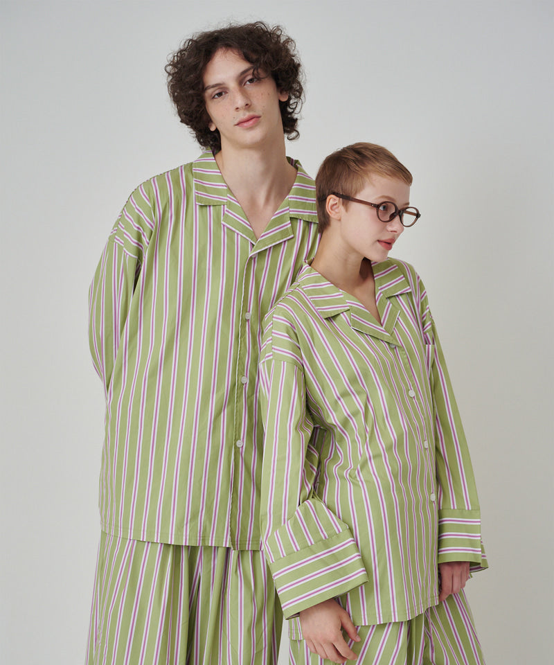 [SWOOP] OGGITT (uni)Dormitory Season Striped Pajamas_SWOGPJSSPK