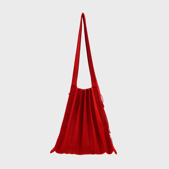 [SWOOP] JOSEPH & STACEY Lucky Pleats Knit M Bag_SWJSBGPMIV