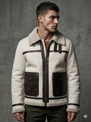 LEVI'S Men's Faux Shearling Rancher Aviator Jacket