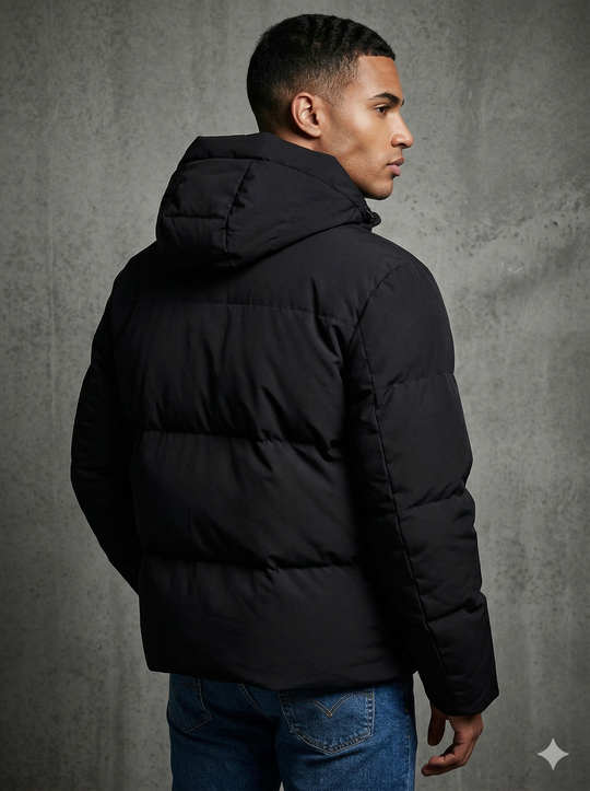 Levi's® Men's Quilted Hooded Puffer Jacket