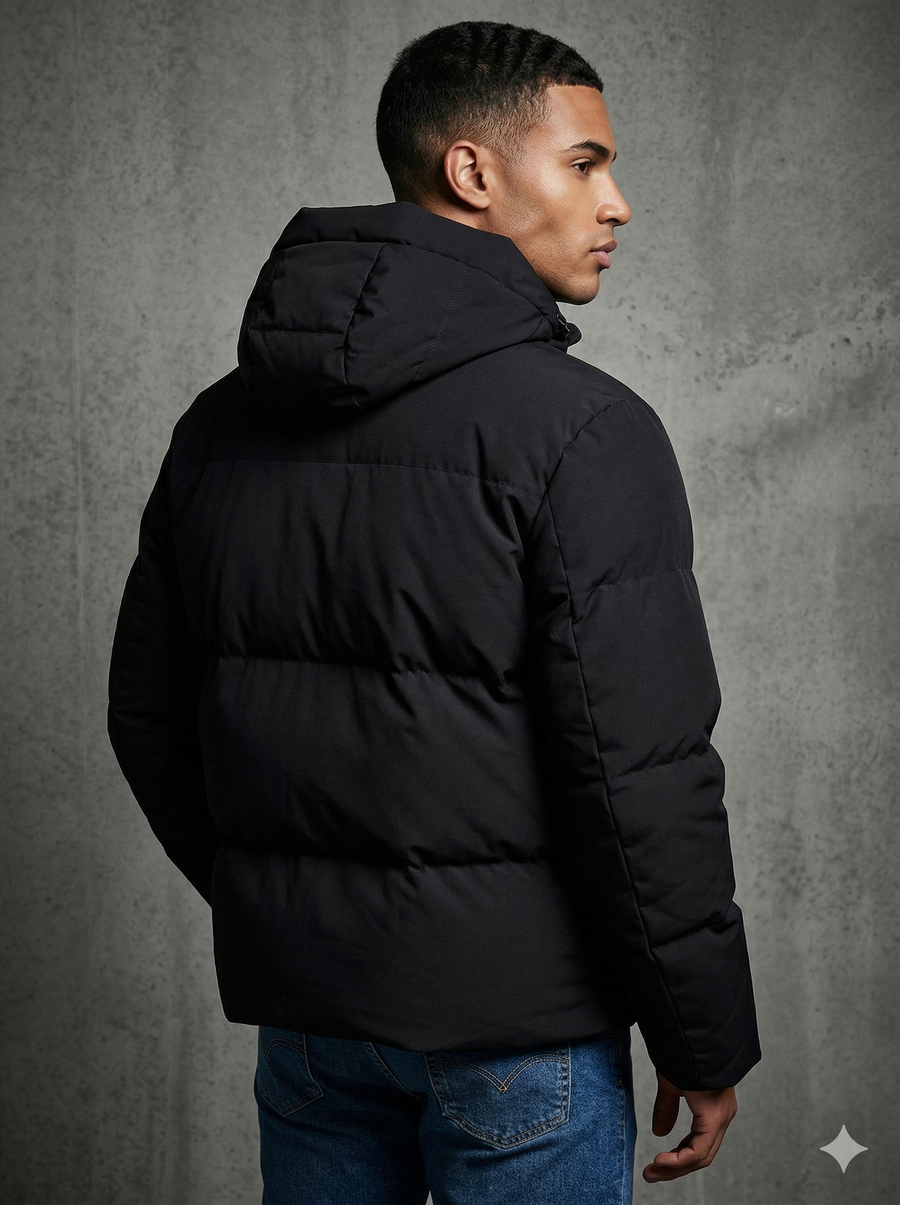 Levi's® Men's Quilted Hooded Puffer Jacket