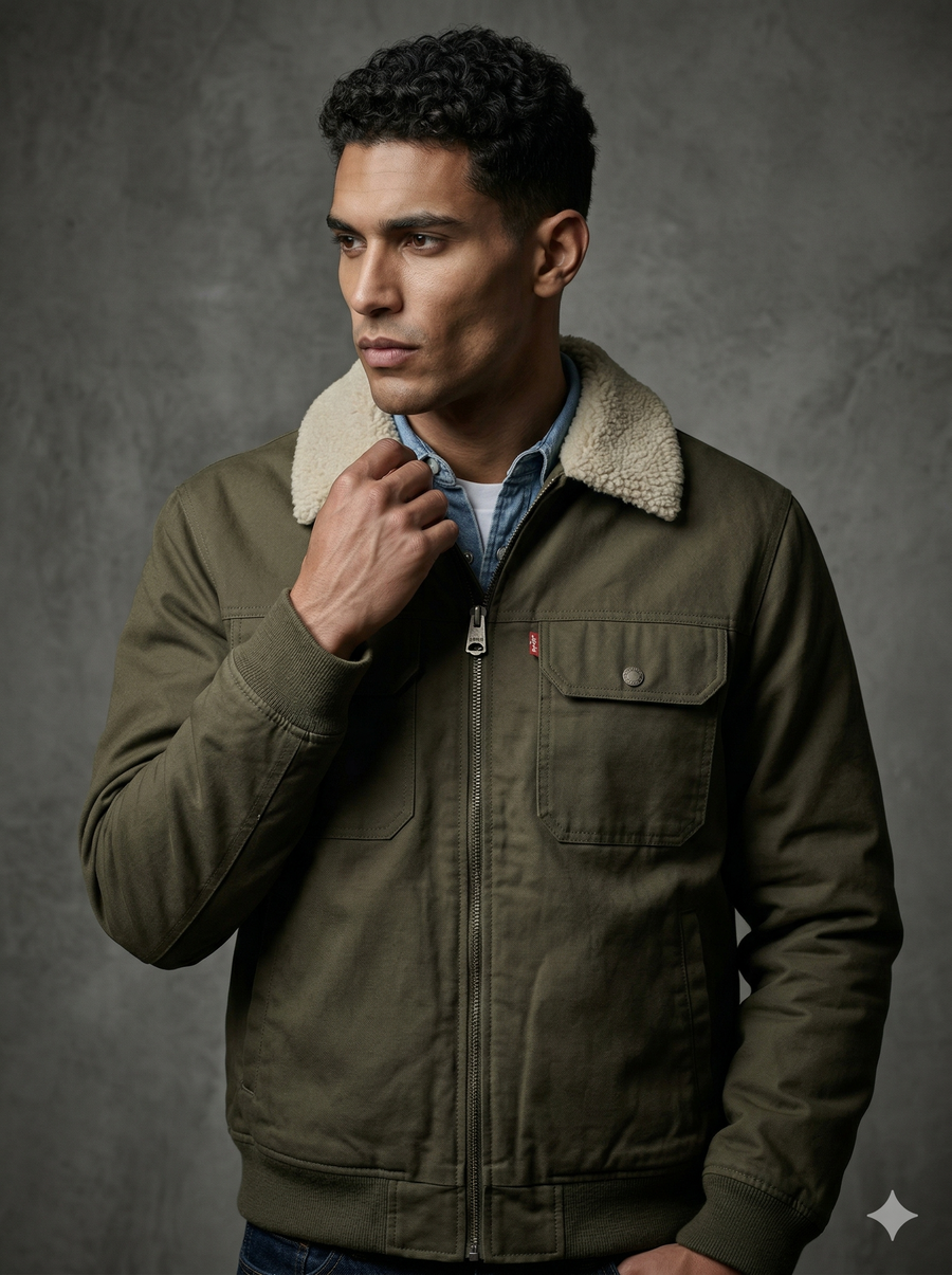 Men's Levi's® Sherpa Collar Bomber Jacket