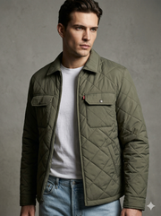 Levi's® Men's Quilted Jacket with Laydown Collar
