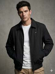 Tommy Hilfiger Men's Lightweight Varsity Bomber Jacket