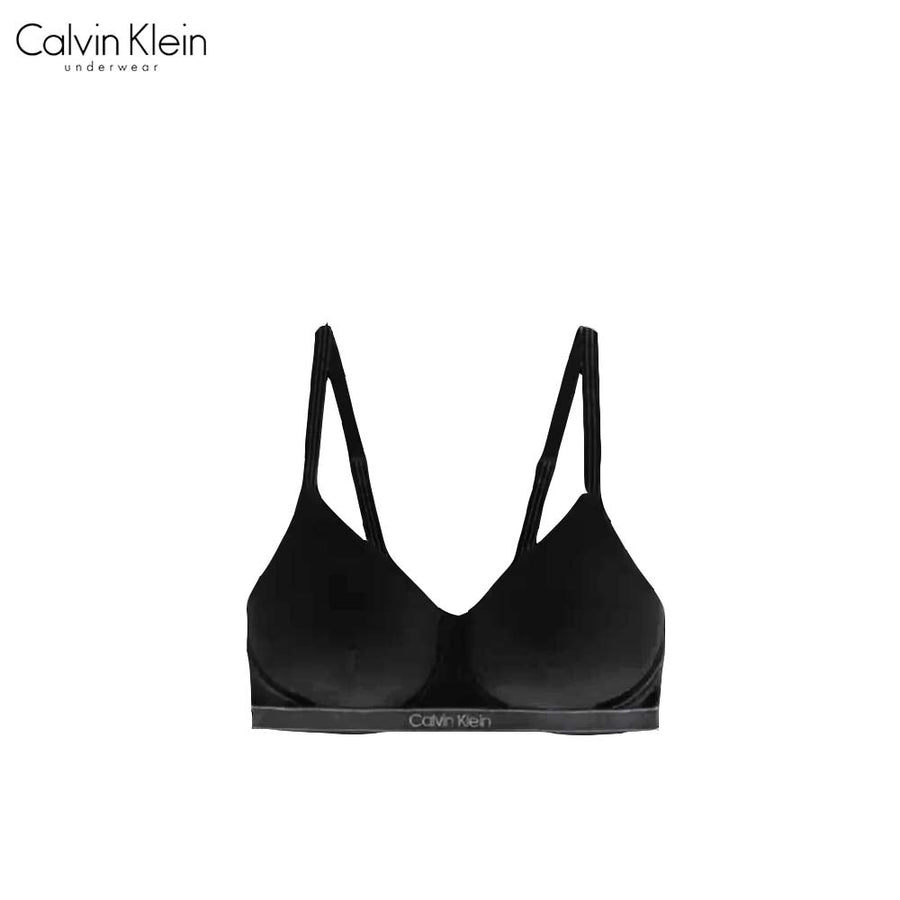 [CK]Pure Ribbed Lightly Lined Bralette QF6439-001