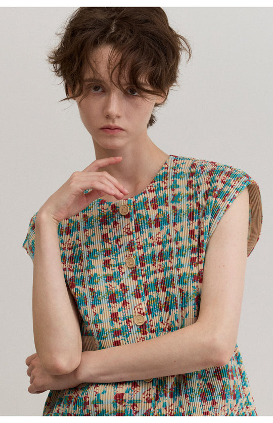 [SWOOP] LAPLI Tweed Pattern Pocket Vest_SWLAVETPDG