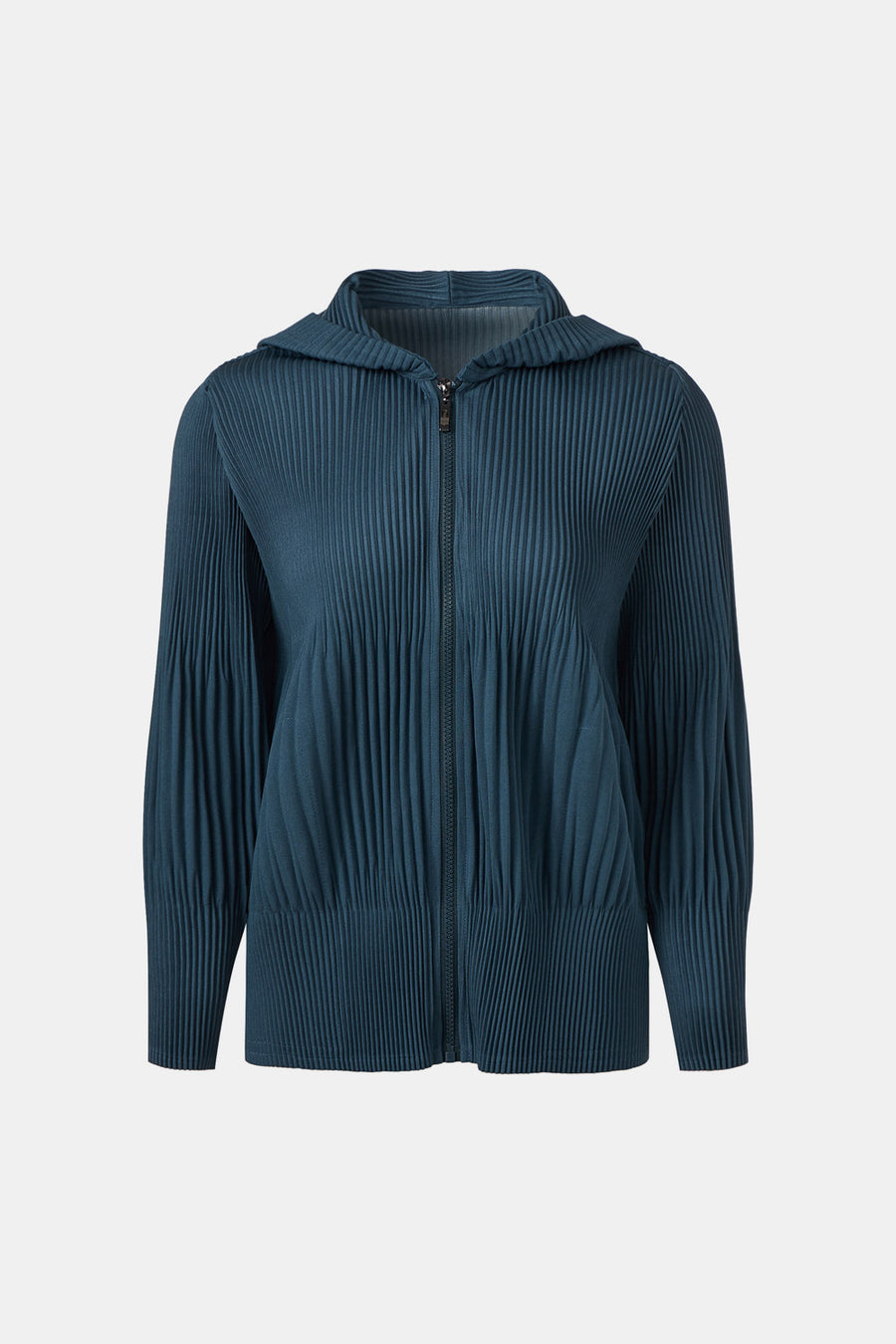 [SWOOP] Pleatsme Signature Solid Hoodie Zip-Up Jacket_SWPLJKSSDB