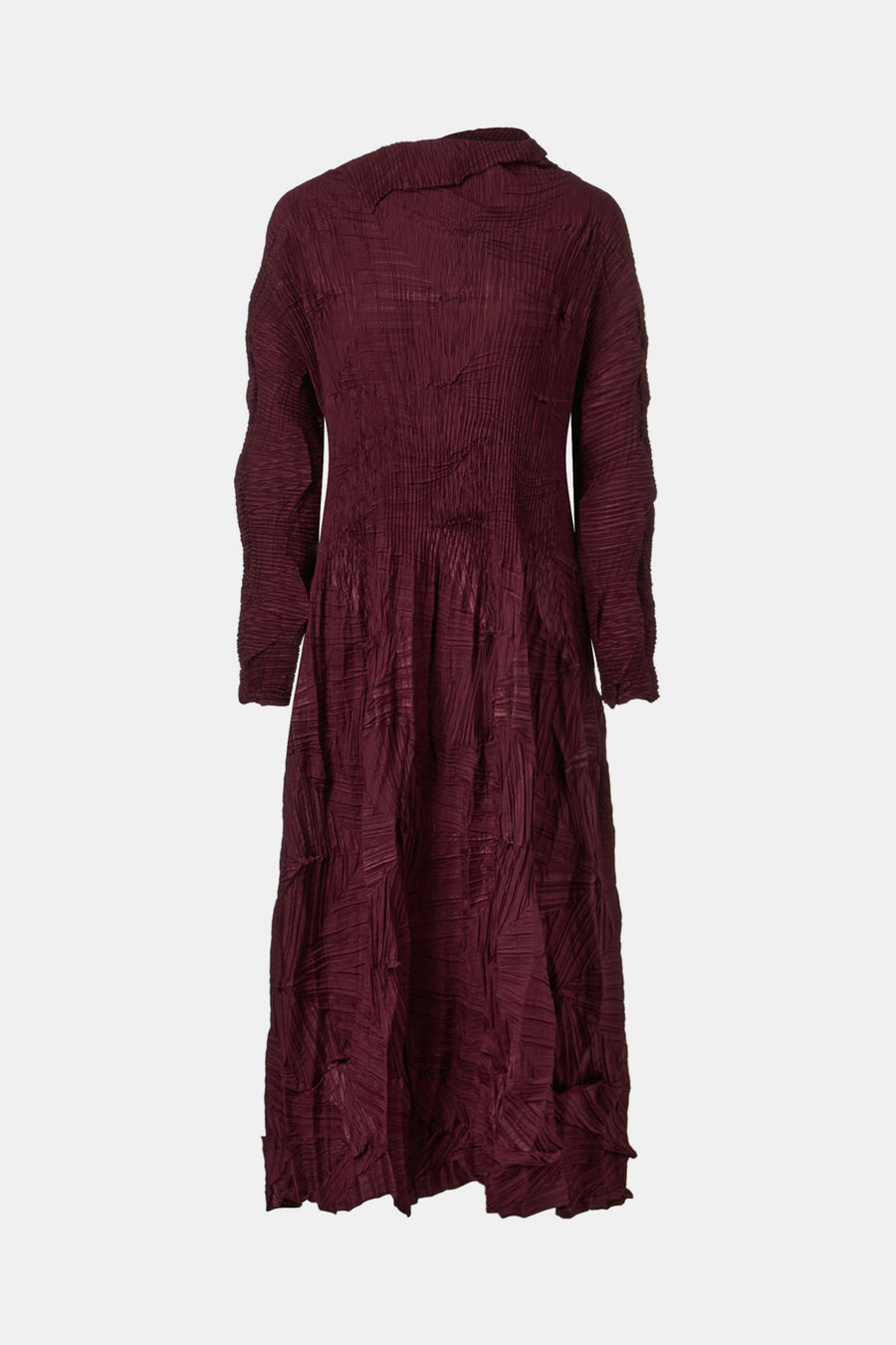 [SWOOP] Pleatsme Edge Knife Pleated Flare Dress_SWPLOWEPBK