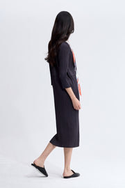 [SWOOP] Pleatsme Smart Setup Slit A-Line Dress_SWPLOWSDGR