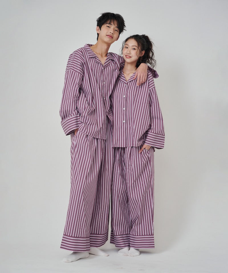 [SWOOP] OGGITT (uni) Dormitory Tart Cherry Stripe Pajamas_SWOGPJTCPP