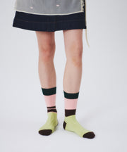 [SWOOP] I HATE MONDAY Color Block Socks_SWIMSCCPMX