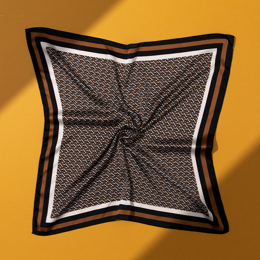 [SWOOP] RECLOW  Signature R LOGO Scarf_SWRCSFRLBR