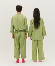 [SWOOP] OGGITT (uni)Dormitory Ticking Striped Pajamas_SWOGPJDSGR