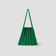 [SWOOP] JOSEPH & STACEY Lucky Pleats Knit M Bag_SWJSBGPMIV