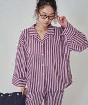 [SWOOP] OGGITT (uni) Dormitory Tart Cherry Stripe Pajamas_SWOGPJTCPP