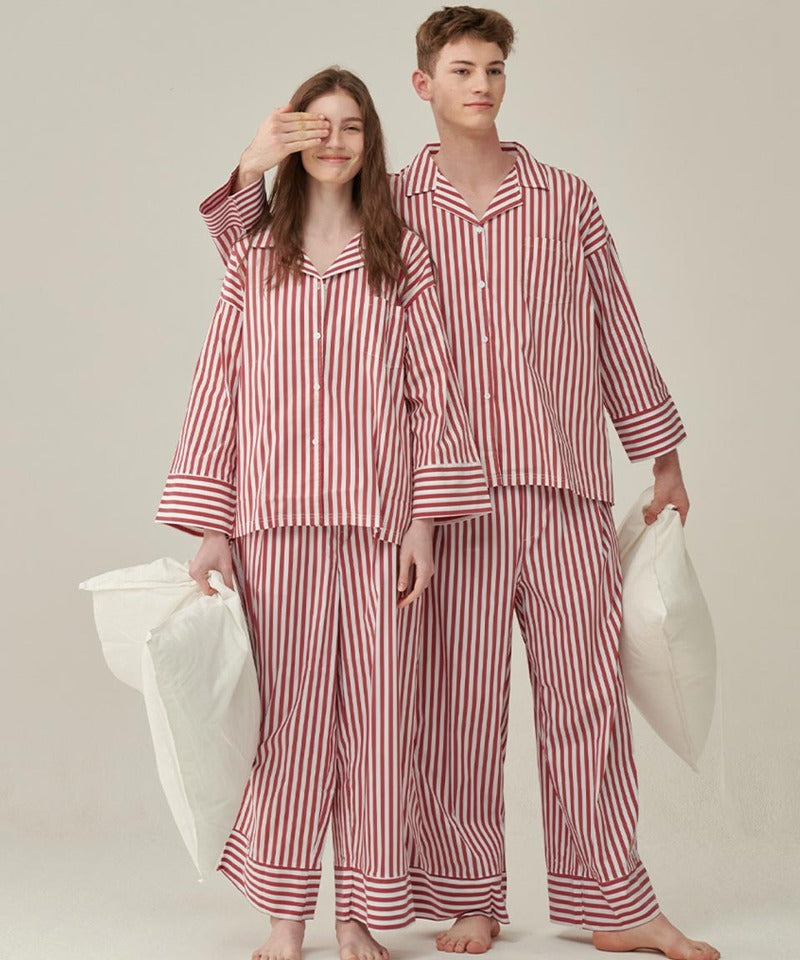 [SWOOP] OGGITT (uni)Domitory Original Striped Pajamas_SWOGPJOSRD