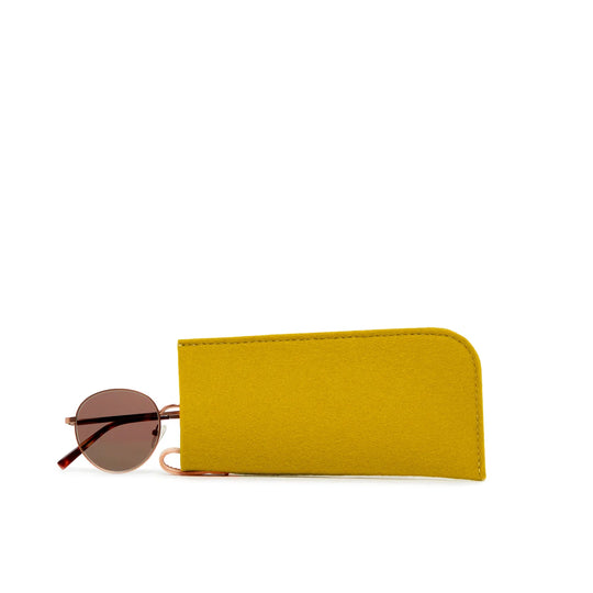 Classic Eyeglass Sleeve - Dijon Felt - TheHans