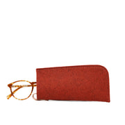 Classic Eyeglass Sleeve - Mahogany Felt - TheHans