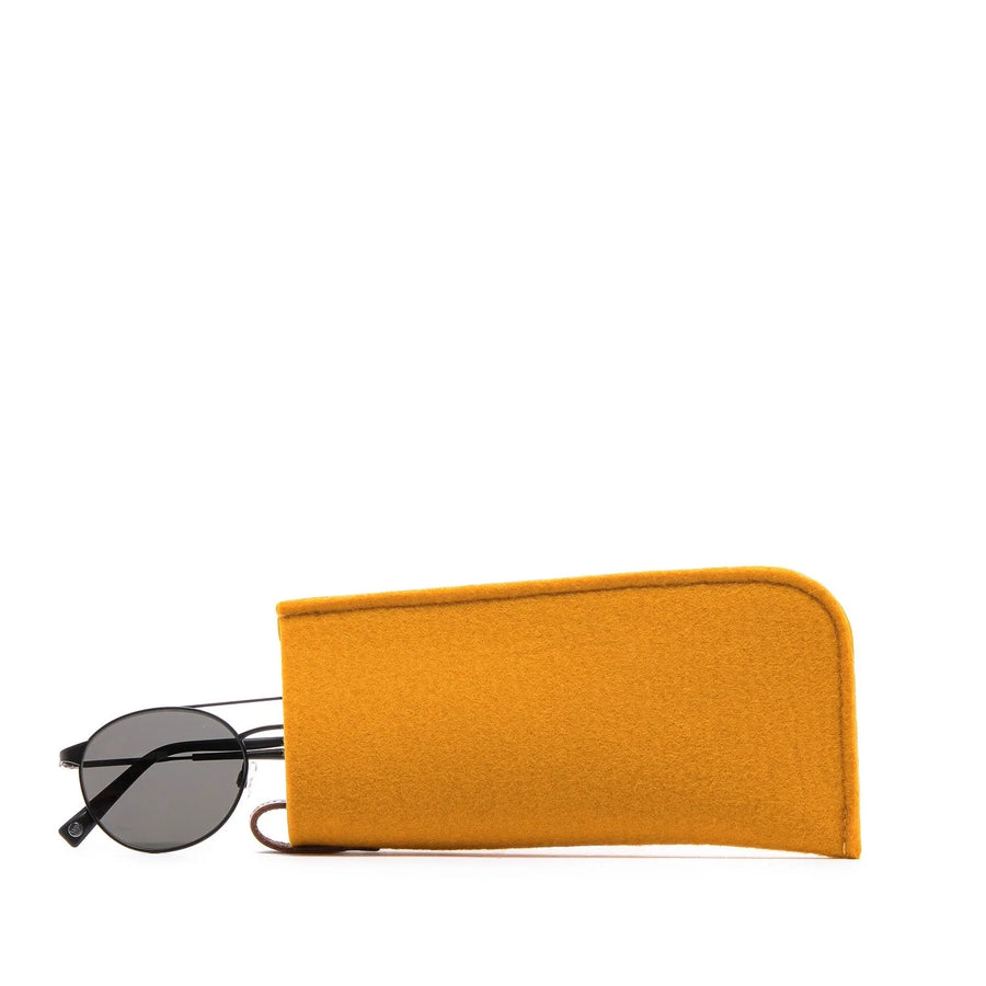 Classic Eyeglass Sleeve - Turmeric Felt - TheHans