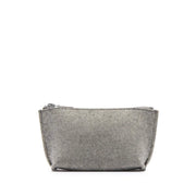 Hana Pouch Petite - Granite Felt, Natural Leather - TheHans