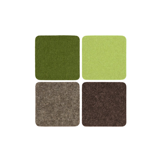 Coaster Square 4 Pack - Forest - TheHans