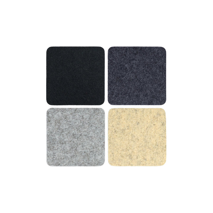 Coaster Square 4 Pack - Caviar - TheHans