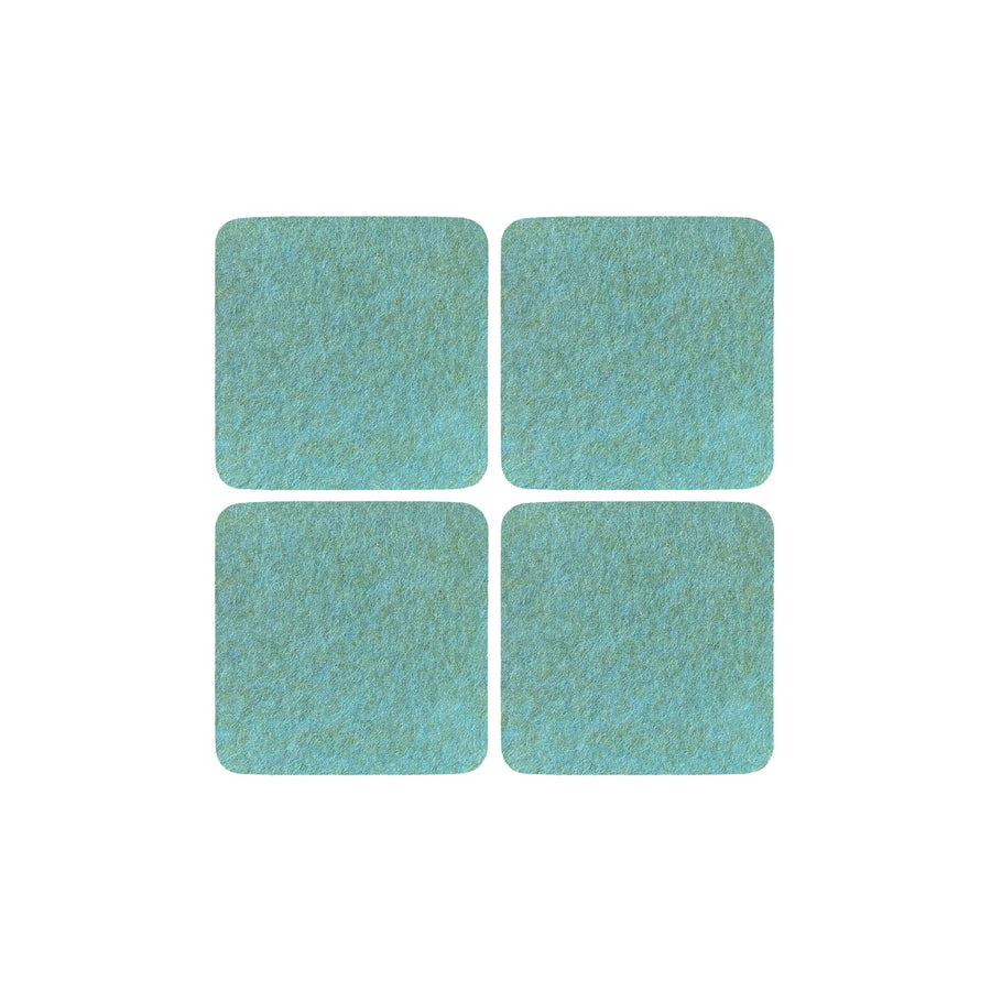 Coaster Square 4 Pack - Coastal - Parakeet - TheHans