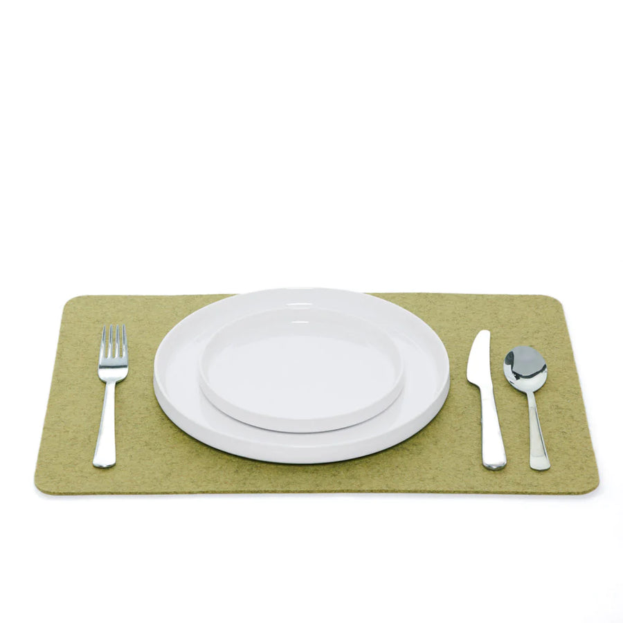 Felt Placemat Rectangle - Sage - TheHans