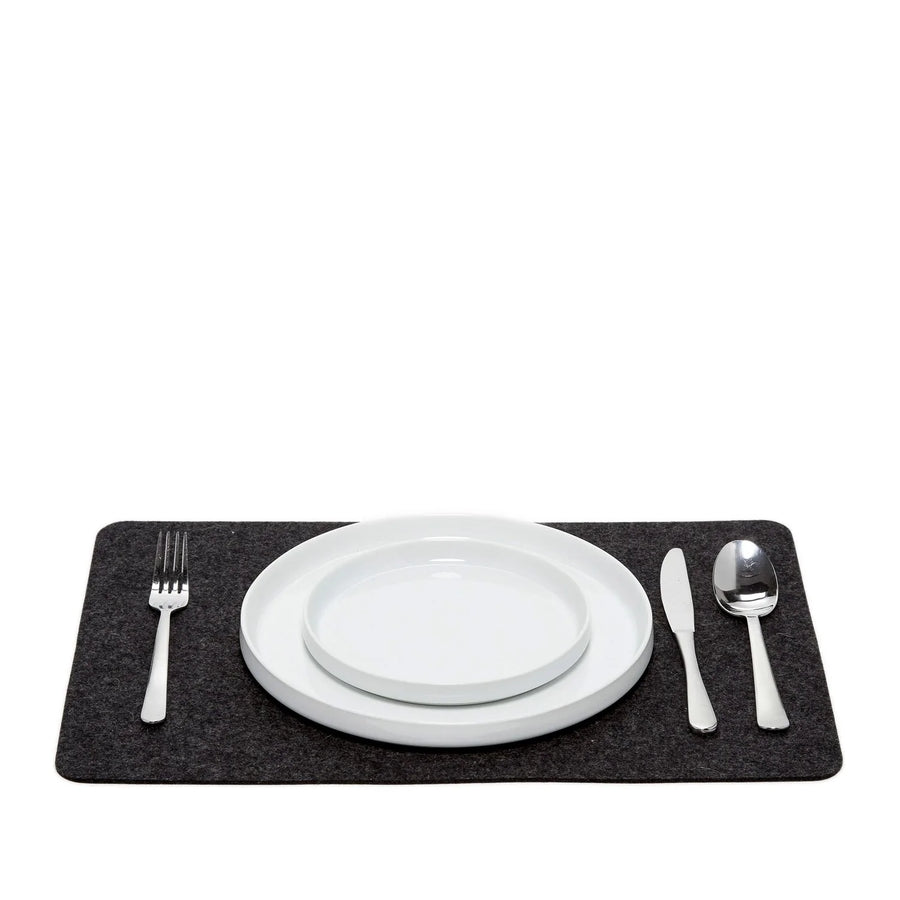 Felt Placemat Rectangle - Charcoal - TheHans