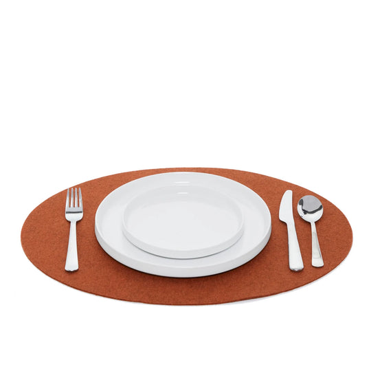 Placemat Oval - Mahogany - TheHans