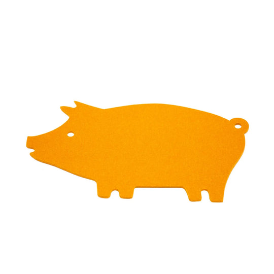 Pig Trivet Turmeric Felt - TheHans