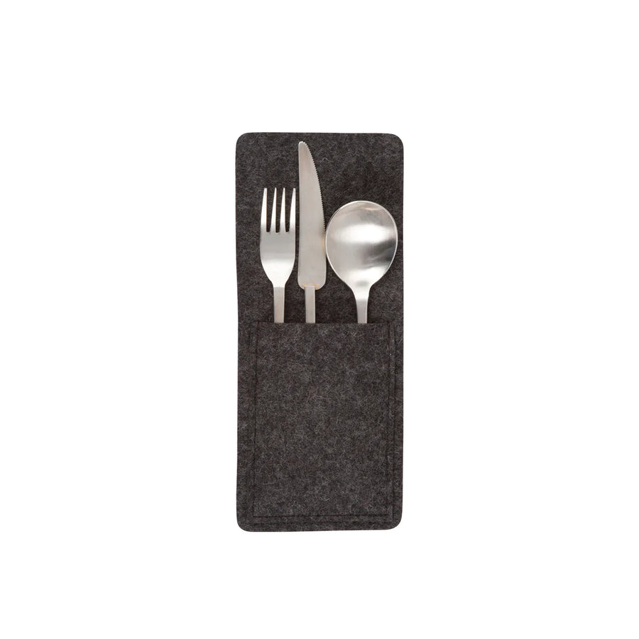 Kigu Utensil Pocket Charcoal - 2 Pack - TheHans