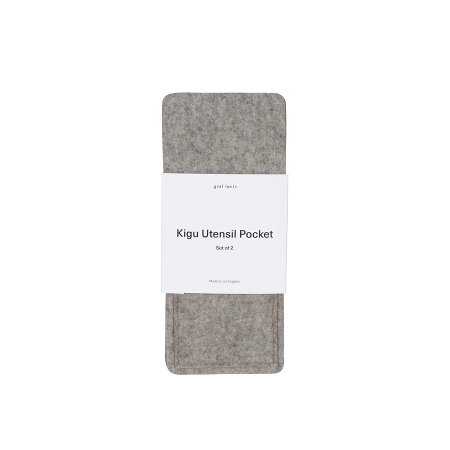 Kigu Utensil Pocket Granite - 2 Pack - TheHans