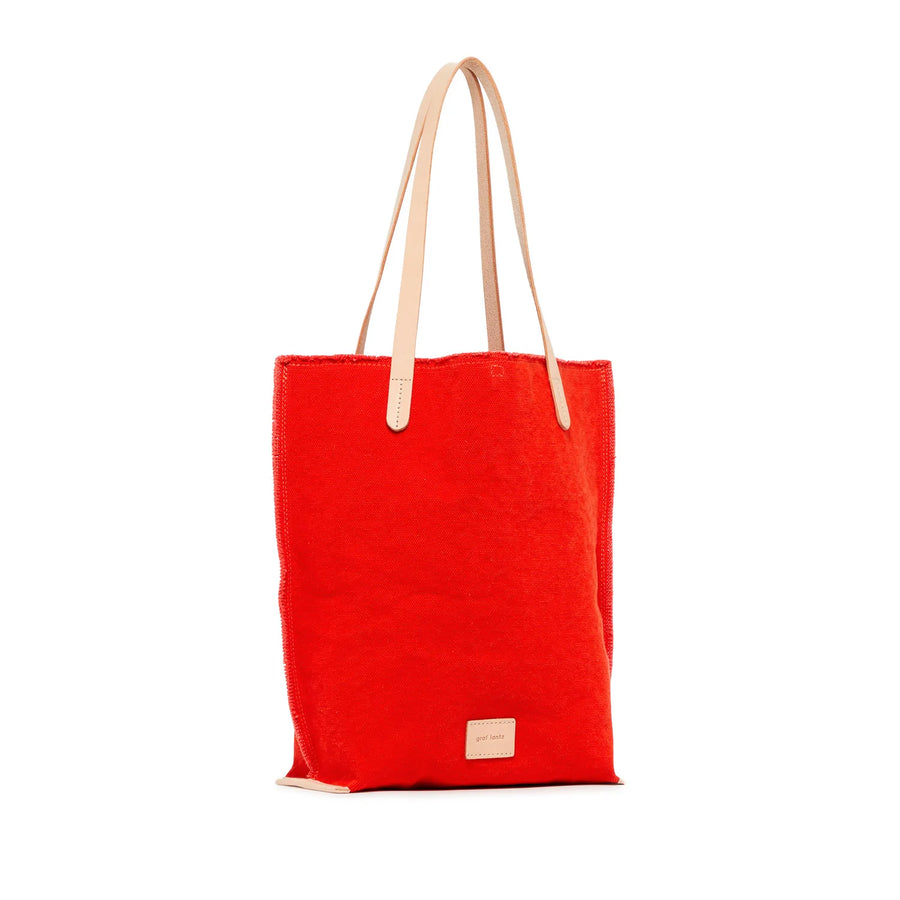 Hana Tote - Poppy Canvas - TheHans