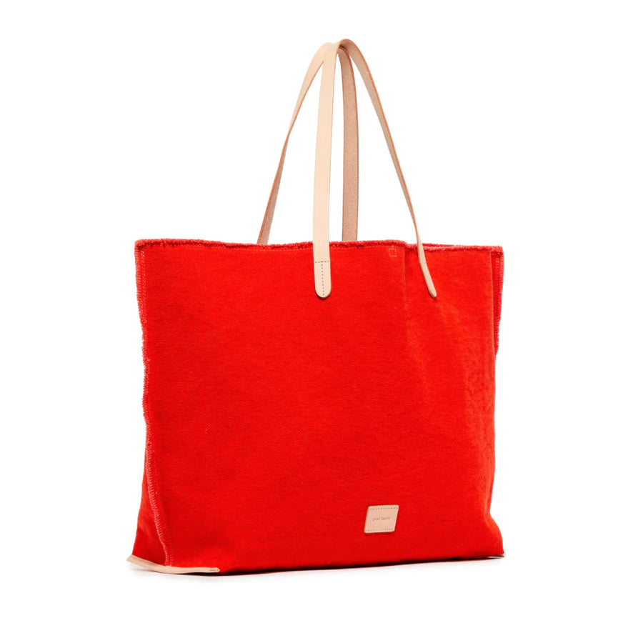 Hana Boat Bag - Poppy Canvas - TheHans