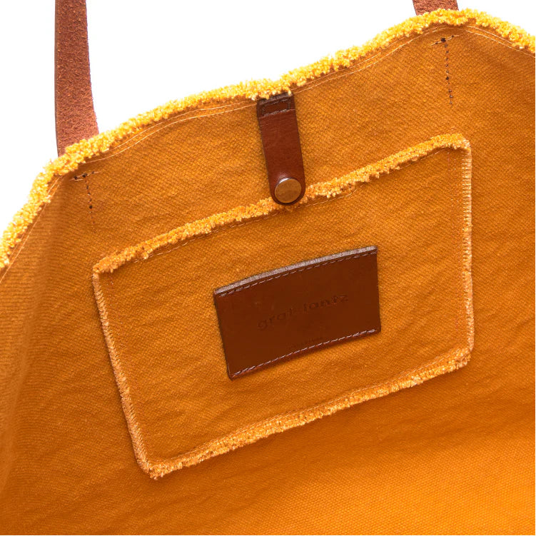 Hana Boat Bag - Turmeric Canvas - TheHans